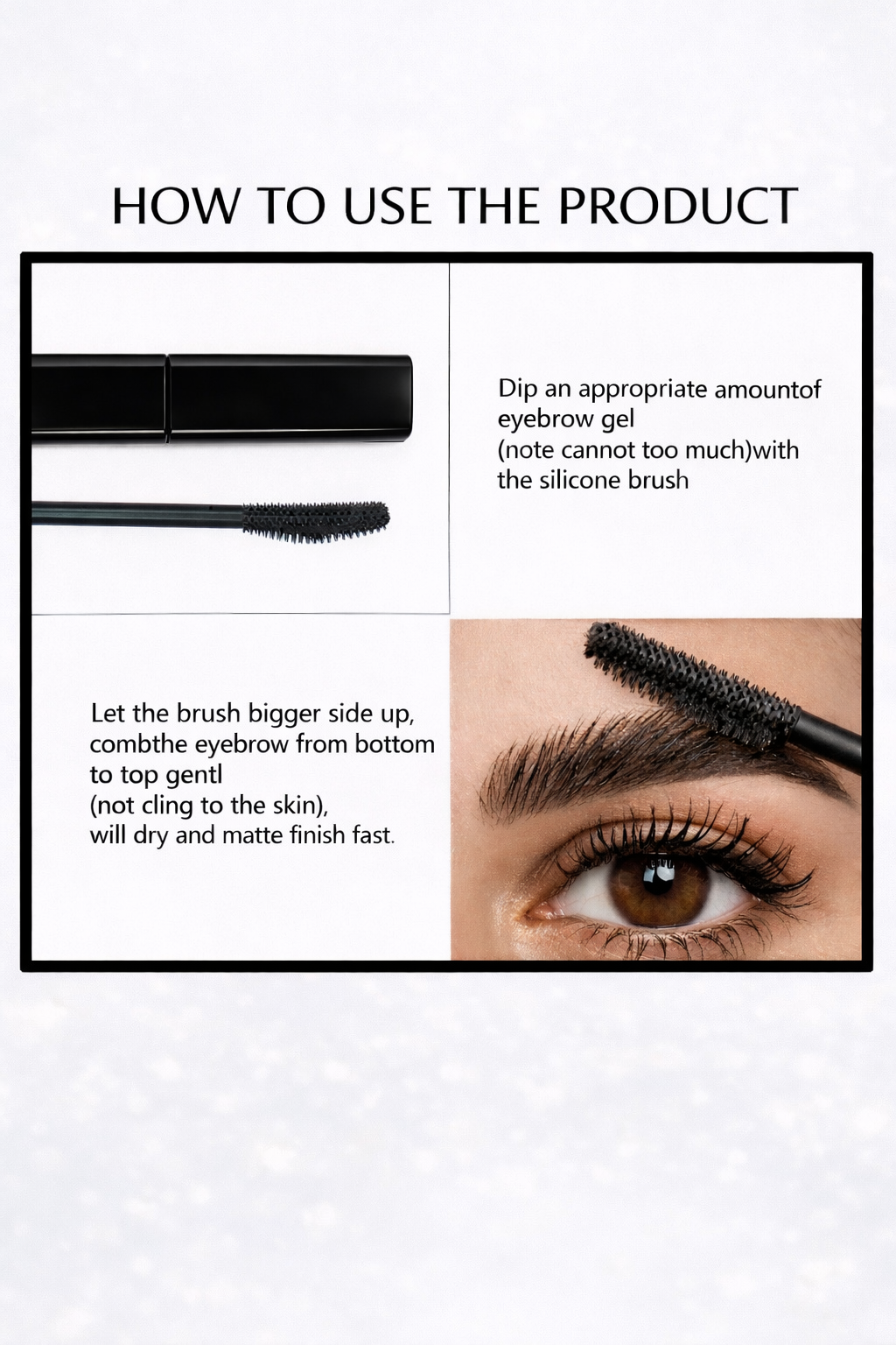 N Brow Gel – Strong Hold Clear Formula